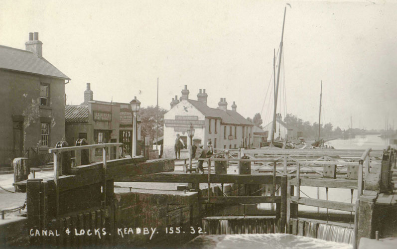 Lock gates at Keadby