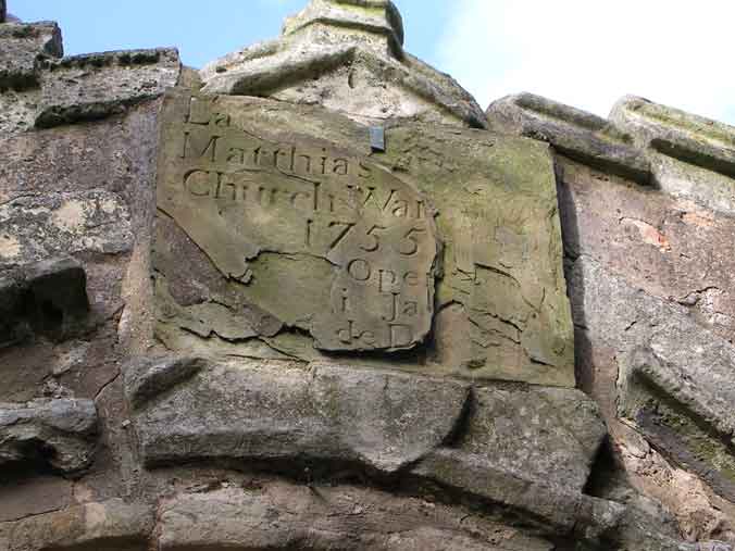 Porch inscription